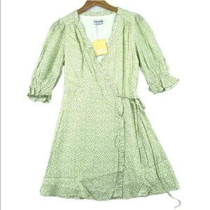 Charlie Holiday Floral Wrap Dress NWT